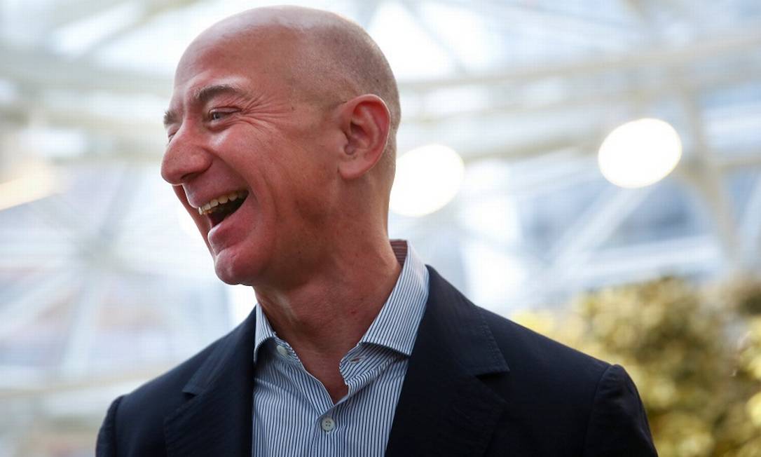 Jeff Bezos, fundador e CEO da Amazon Foto: Lindsey Wasson / Reuters