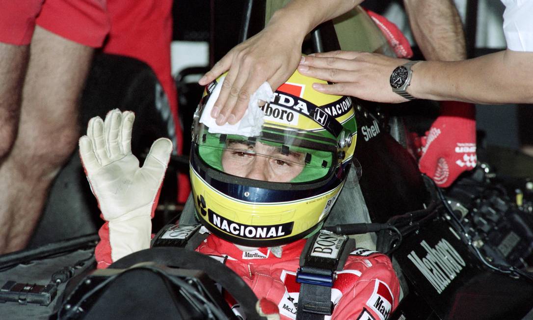 Ayrton Senna Foto: AFP