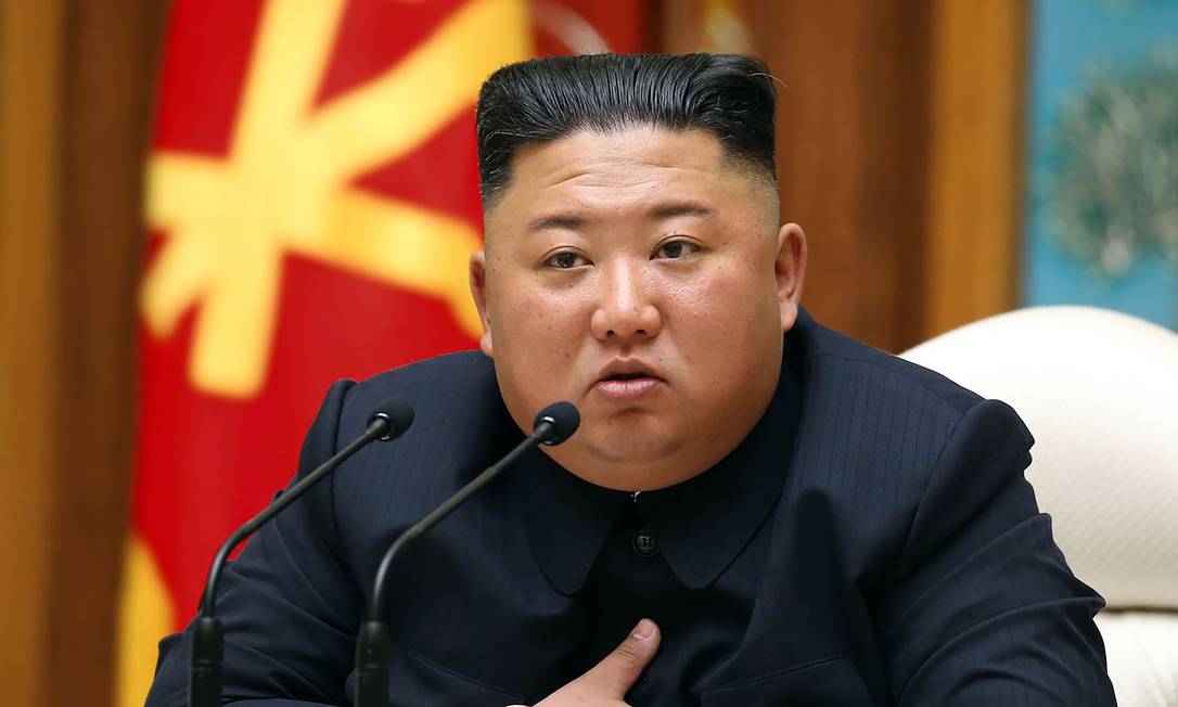 O ditador norte-coreano Kim Jong-un Foto: KCNA / AFP