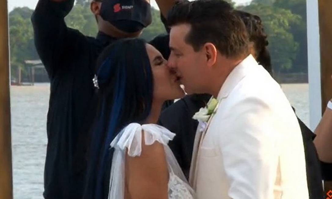 Gretchen se casou oficialmente pela sexta vez na quarta-feira, em Belém do Pará Foto: Reprodução / Instagram
