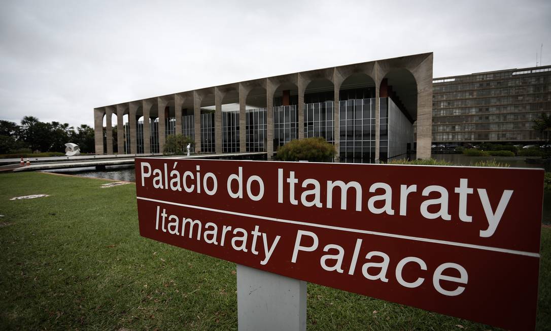 Fachada do Palácio do Itamaraty Foto: Pablo Jacob / Agência O Globo