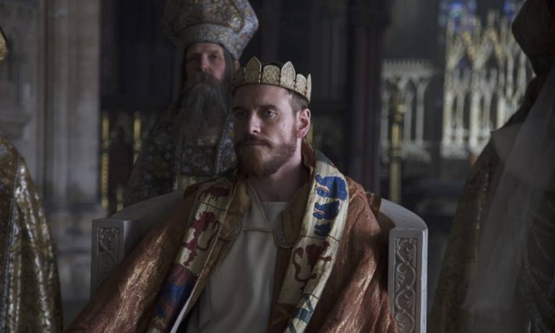 "Macbeth: ambição e guerra": Michael Fassbender, no papel-título, está arrasado Foto: Divulgação