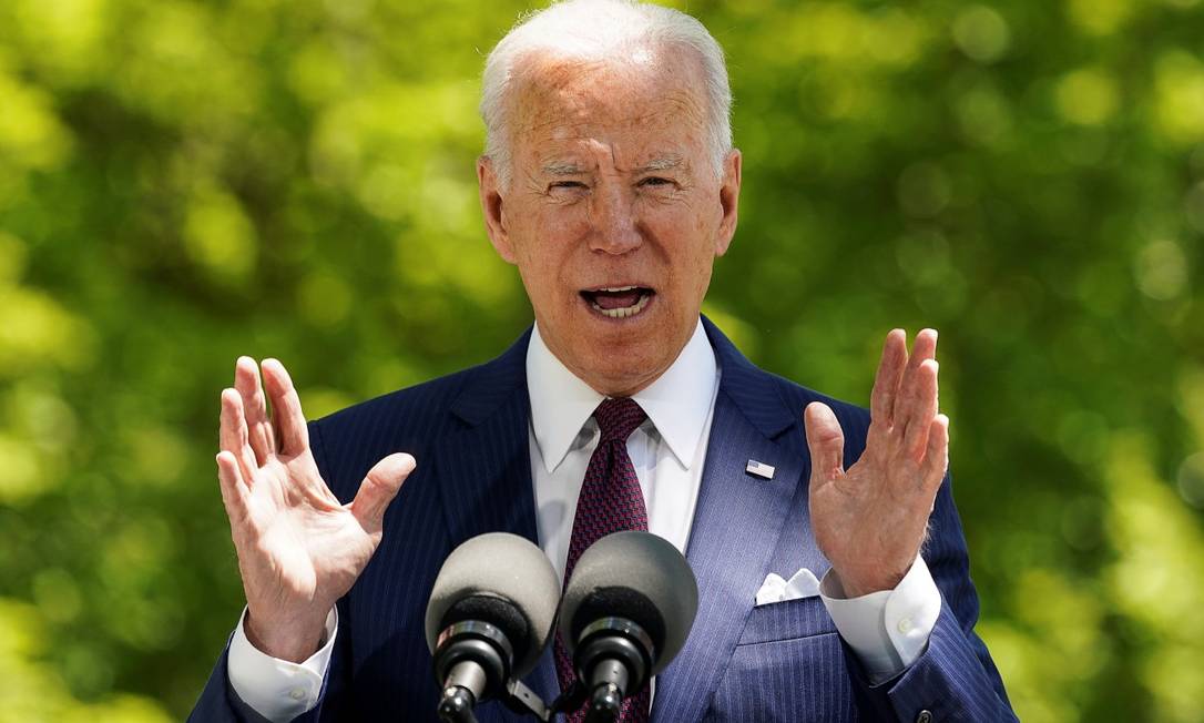 Primeiros cem dias do governo Biden é marcado por planos econômicos que somam US$ 6 trilhões, quebrando paradigmas nos Estados Unidos. Foto: KEVIN LAMARQUE/ 27/04/21 / REUTERS