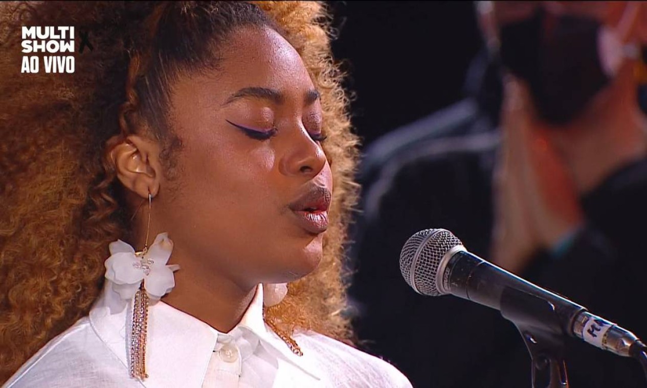 A cantora Mariah Nala interpretou uma canção de Beyoncé Foto: Picasa / Agência O Globo