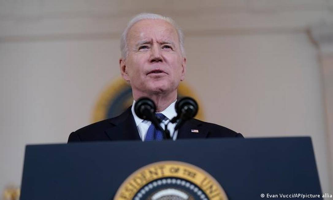 Joe Biden é presidente dos Estados Unidos Foto: Evan Vucci/AP/picture alliance