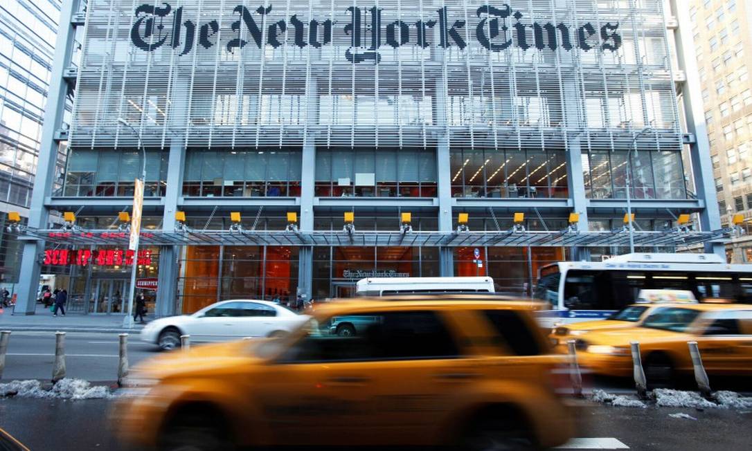 Sede do New York Times, em Nova York: site saiu do ar Foto: Lucas Jackson / REUTERS/1-3-10