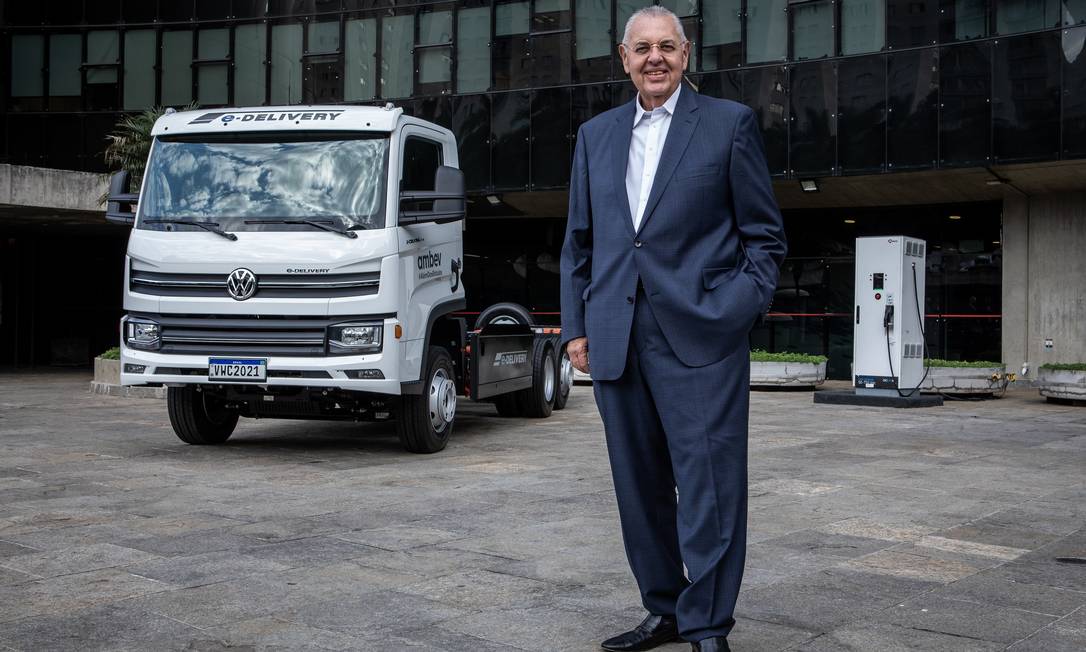 Roberto Cortes, presidente e CEO da Volkswagen Caminhões e Ônibus: empresa inicia produção global de caminhões elétricos no Estado do Rio Foto: Divulgação