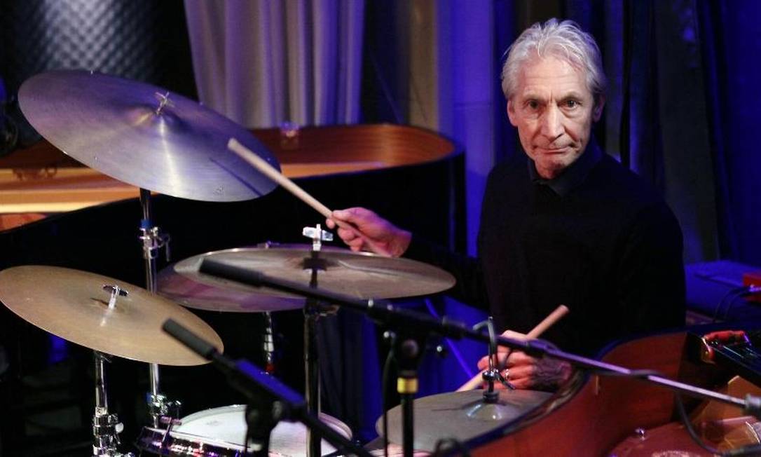 Charlie Watts, baterista do Rolling Stones Foto: Agência O Globo