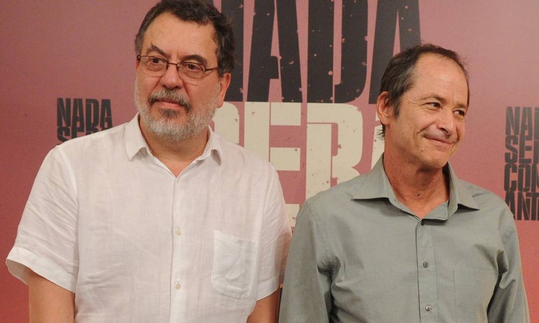 Jorge Furtado e Guel Arraes são parceiros há 30 anos e começam a rodar a adaptação cinematográfica de 'Grande sertão: Veredas' em novembro Foto: Divulgação / TV GLOBO