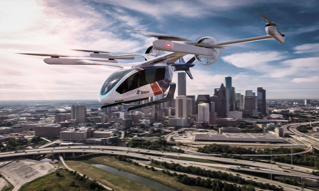 Bristow encomenda até 100 eVTOL da Eve para entregas a partir de 2026 Foto: Divulgação