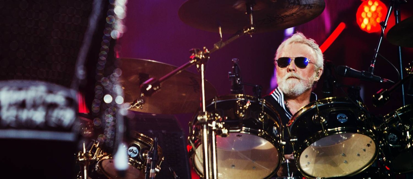 O inglês Roger Taylor, baterista do grupo Queen Foto: Divulgação