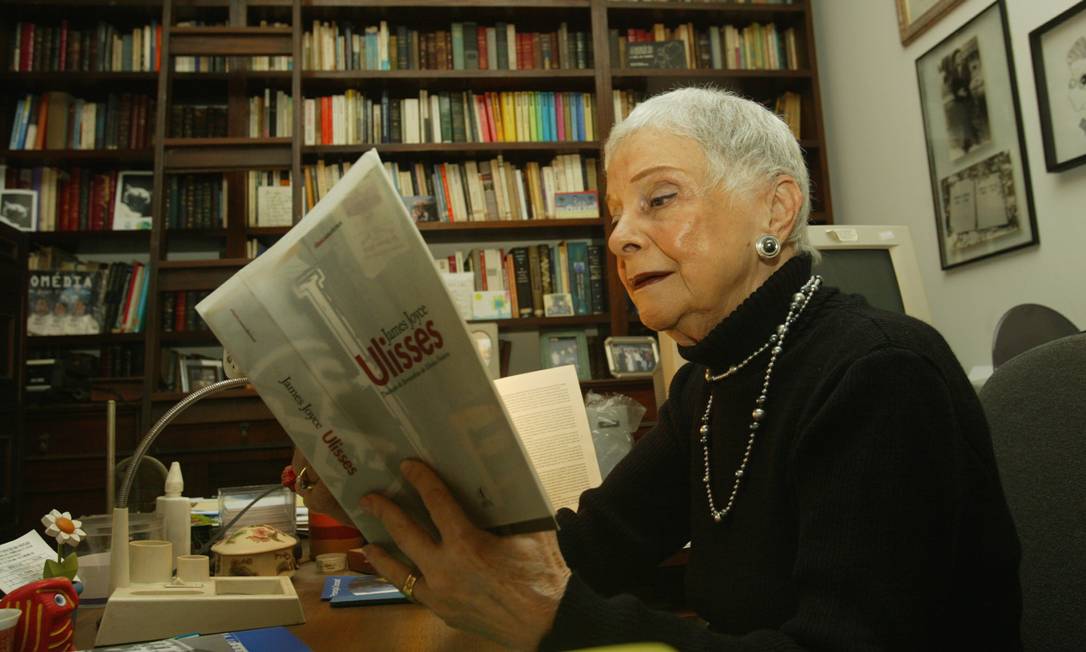 Falecida em outubro passado, Bernardina da Silveira Pinheiro publicou sua tradução de "Ulisses" em 2005 Foto: Marcos Ramos / Agência O Globo