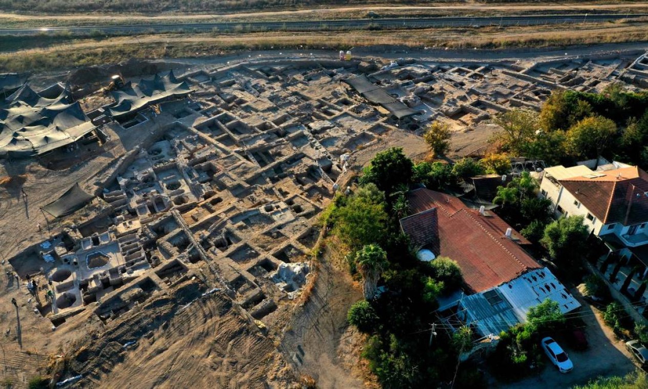 Vínicola de 1.500 anos é encontrada por arqueólogos em Israel Foto: MENAHEM KAHANA / AFP