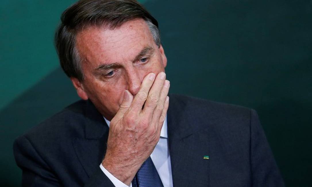 Bolsonaro em solenidade Foto: Adriano Machado/Reuters