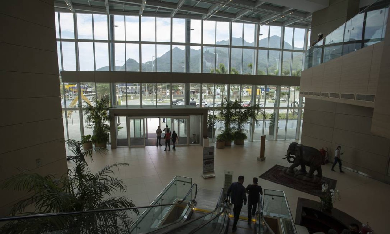 Shopping segue tendências que avançaram durante a pandemia, como espaço mais aberto, com mais iluminação natural Foto: Marcia Foletto / Agência O Globo