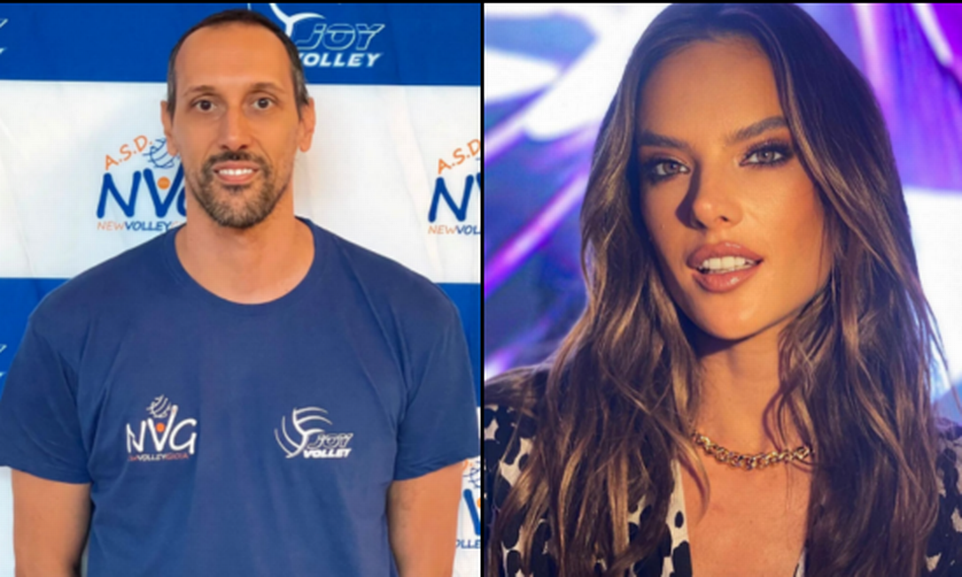 Jogador de vôlei italiano Roberto Cazzaniga foi enganado por golpista que usava fotos da modelo brasileira Alessandra Ambrosio Foto: Reprodução