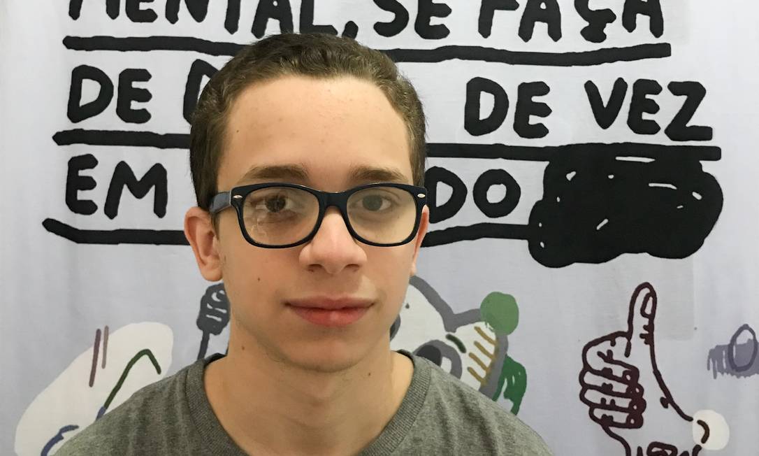Pedro Vinicio, artista de 16 anos Foto: Divulgação