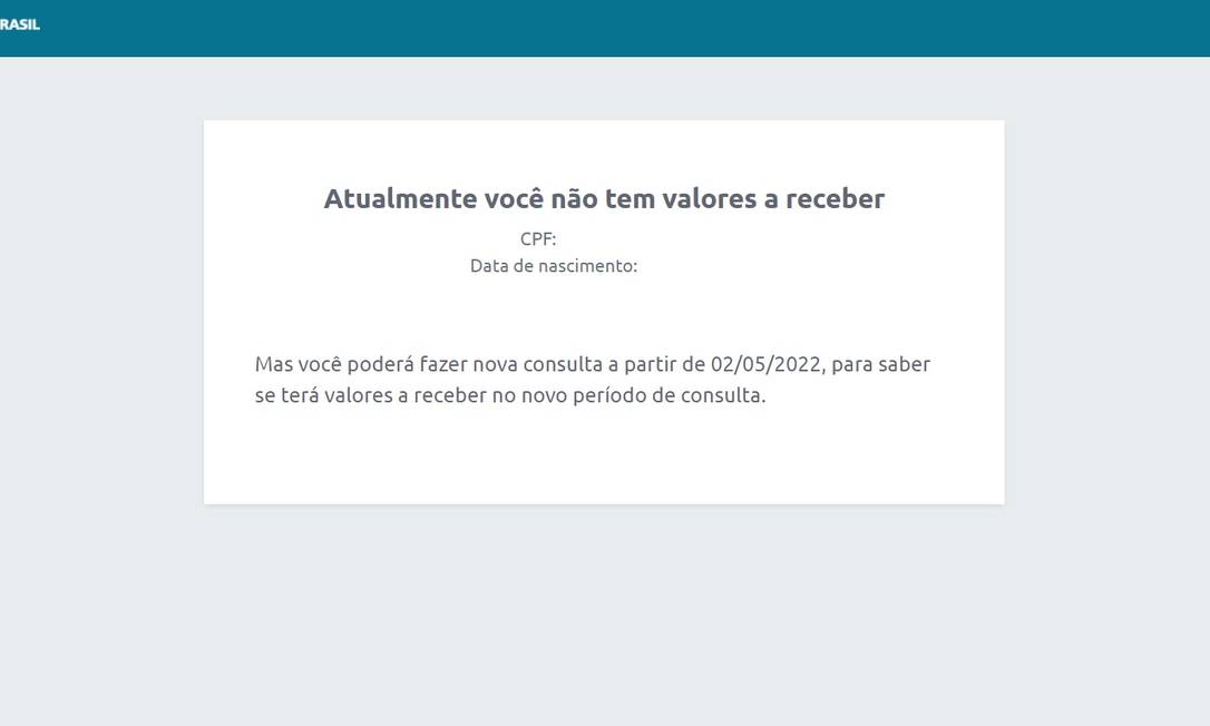 Sistema Valores a Receber (SVR), do Banco Central: nova etapa de consulta ao dinheiro "esquecido" será liberada a partir de maio Foto: Reprodução