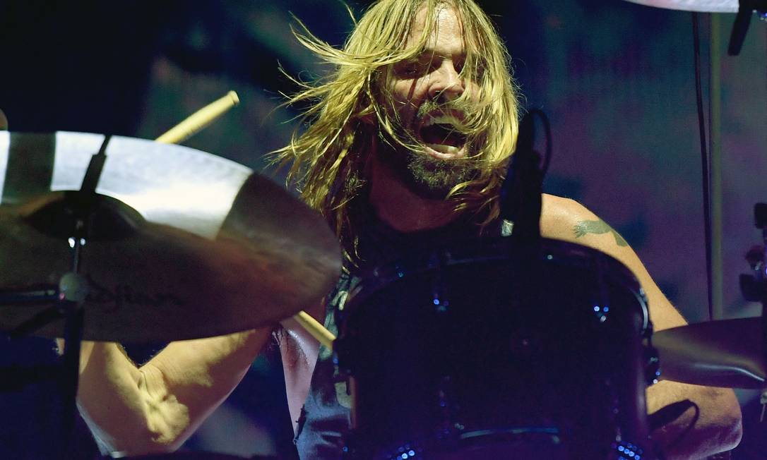 Taylor Hawkins foi encontrado morto em um quarto de hotel na Colômbia Foto: ETHAN MILLER / AFP