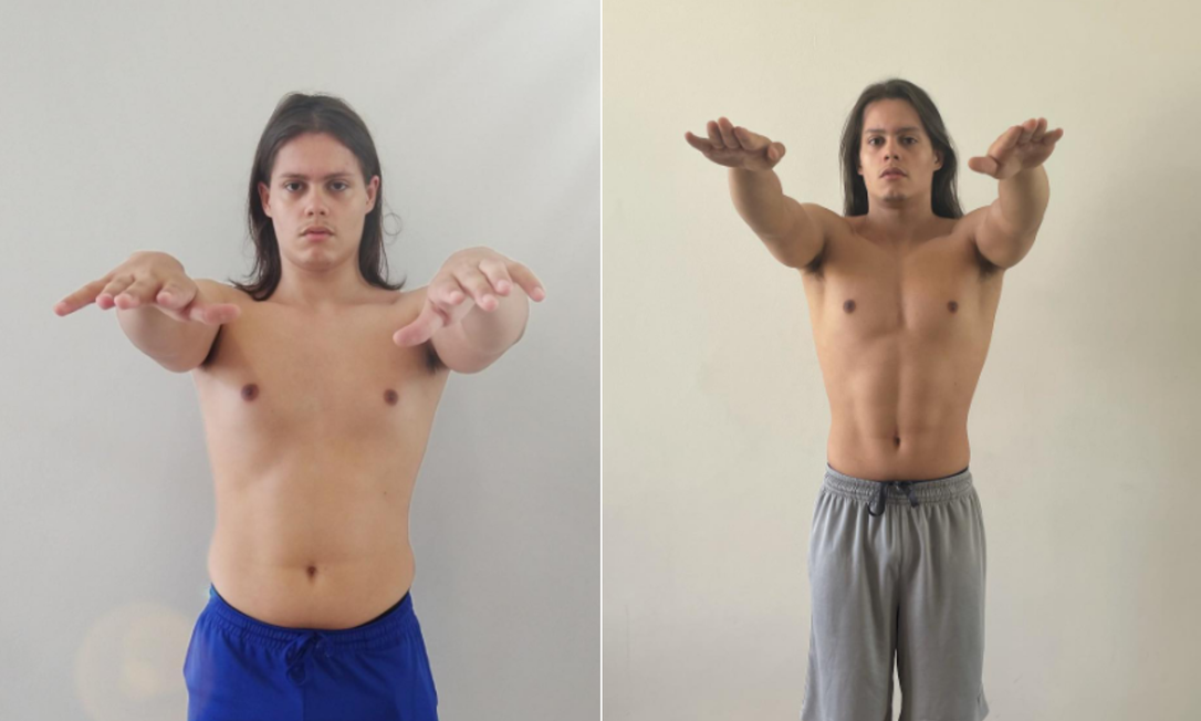 Filho de Maíra Cardi mostra transformação Foto: Reprodução / O GLOBO