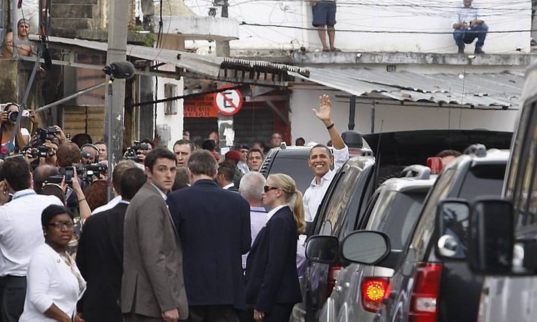 Visita do presidente dos estados unidos , Barack Obama. na cidade de Deus - Foto: Domingos Peixoto