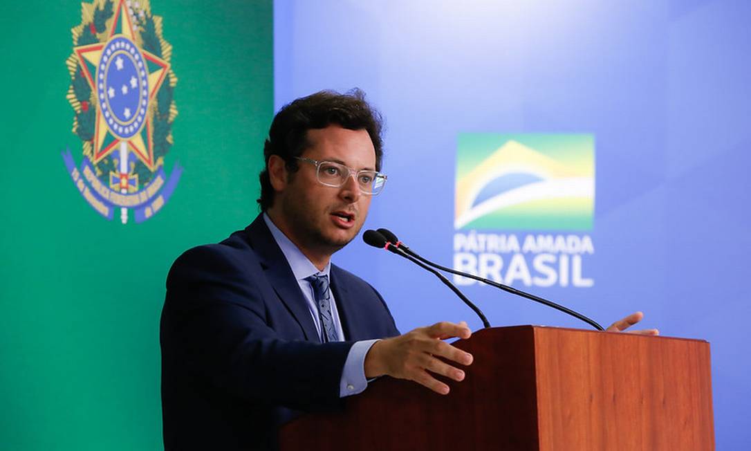 Pronunciamento do Secretário de Comunicação Social, Fábio Wajngarten. Foto: Anderson Riedel/PR / Anderson Riedel/PR