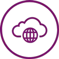 A public cloud icon.