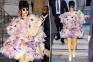 Cardi B is a living flower in voluminous petal-covered dress at Marc Jacobs show