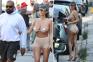 Bianca Censori nearly busts out of teeny bikini top during movie date with Kanye West
