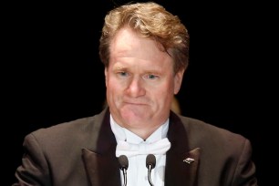 Brian Moynihan, CEO of Bank of America, cracked jokes about Jamie Dimon and Michael Bloomberg at the Al Smith dinner.
