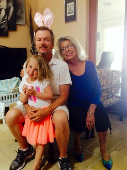 David Spade gives his mom and daughter an earful.
