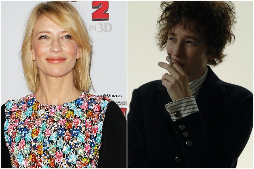 Cate Blanchett as Bob Dylan in "I'm Not There"