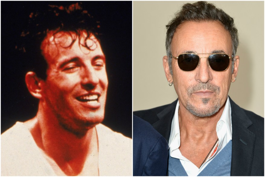 Bruce Springsteen in 1980 and today