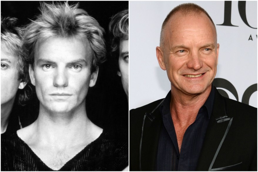 Sting circa 1970s and today