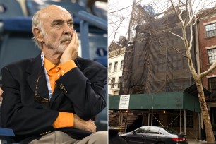 Sean Connery's son, Stephane Cosman Connery, is being slapped with a new lawsuit by a neighbor at their shared, landmark townhouse at 173 E. 71 St.