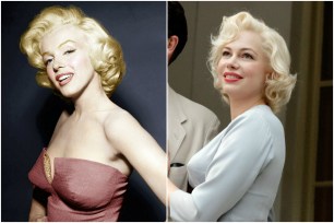 Marilyn Monroe / Michelle Williams as Marilyn Monroe in "My Week With Marilyn"