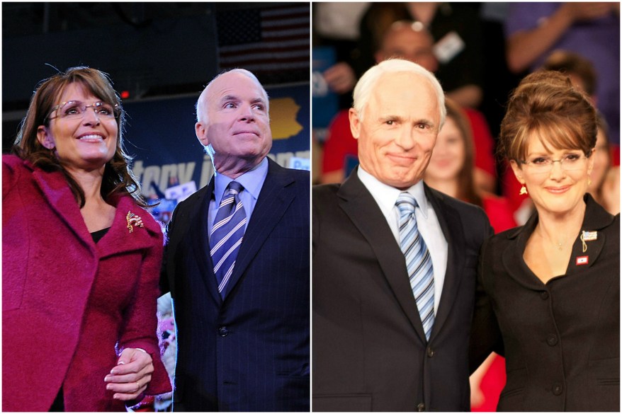 Sarah Palin and Jon McCain / Ed Harris and Julianne Moore as Jon McCain and Sarah Palin in "Game Change"