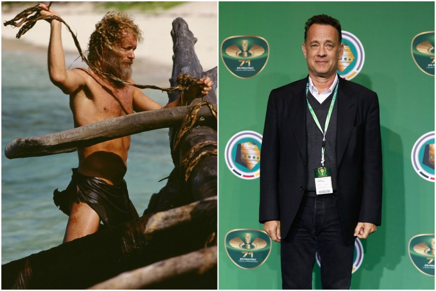 Tom Hanks dropped 50 pounds for "Castaway." He previously lost weight for his role as a lawyer dying of AIDS in "Philadelphia," but was much more clothed in that film, so the loss wasn't as visible to audiences.