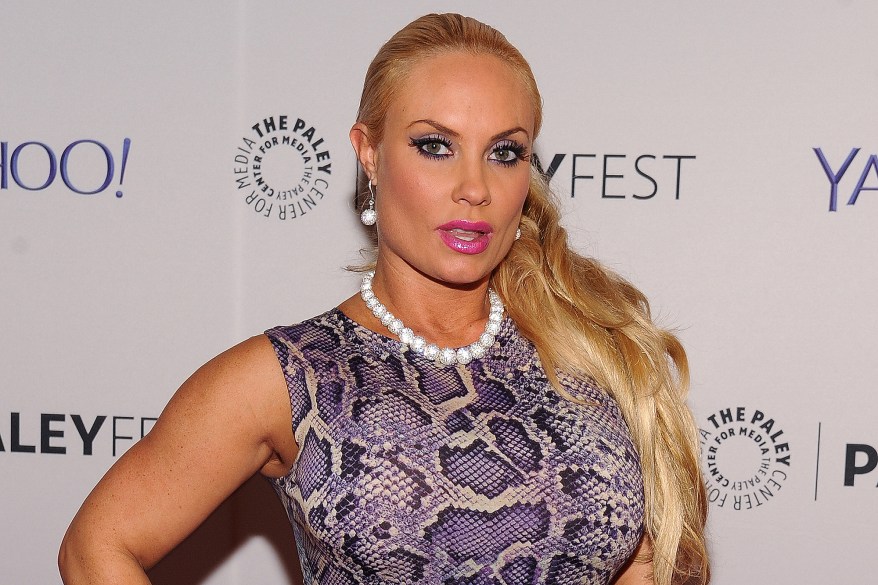 NEW YORK, NY - OCTOBER 13: Coco Austin attends the 2nd Annual Paleyfest New York Presents; Law & Order: SVU" at Paley Center For Media on October 13, 2014 in New York, New York. (Photo by Rommel Demano/Getty Images)