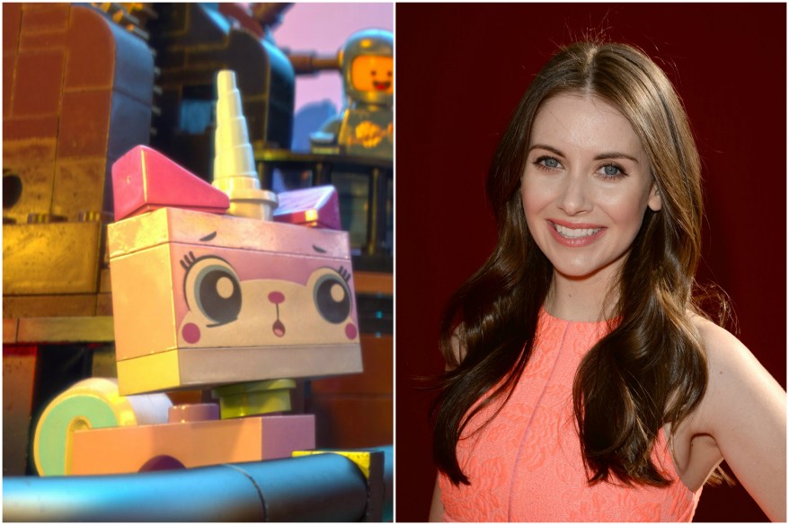 Alison Brie was super-happy Unikitty in "The Lego Movie."