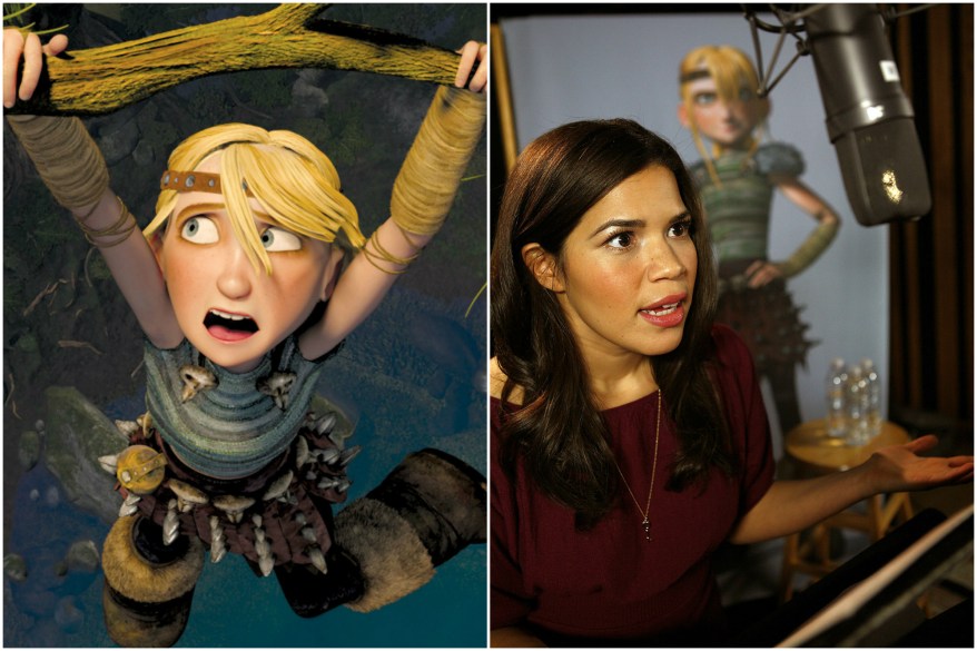 America Ferrera voices Astrid in "How to Train Your Dragon."