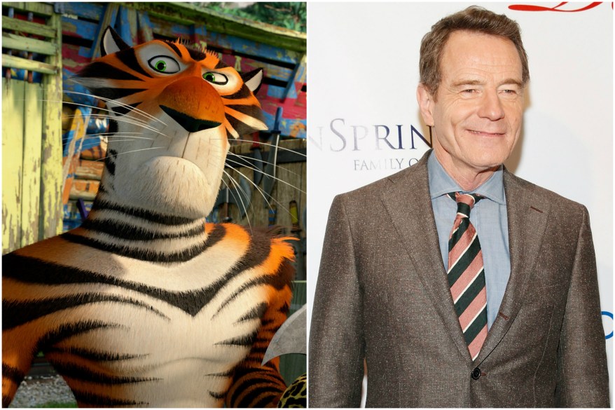 Bryan Cranston is tiger Vitaly in "Madagascar 3: Europe's Most Wanted."