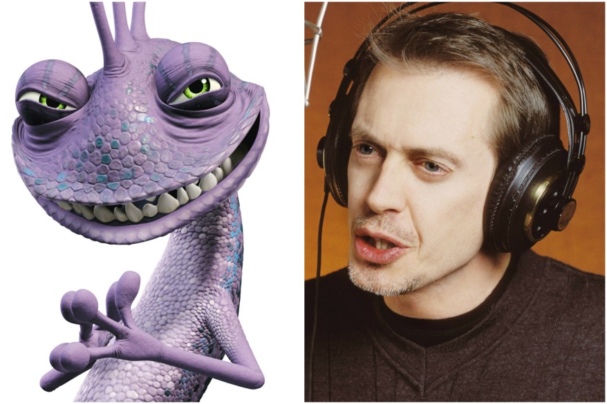 Steve Buscemi is slithery Randall in "Monsters Inc."