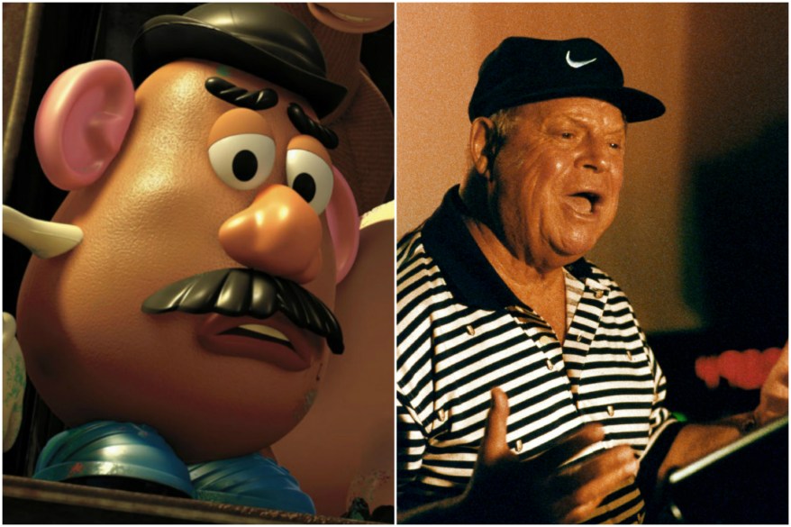 Don Rickles was one heck of a Mr. Potato Head in the "Toy Story" series.