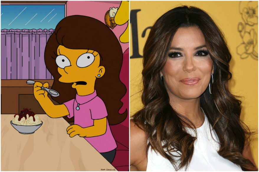 Eva Longoria played Isabel, Lisa's intellectual equal (and a staunch Republican) on "The Simpsons."