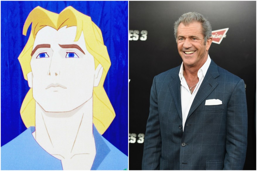 Mel Gibson voices John Smith in "Pocahontas."