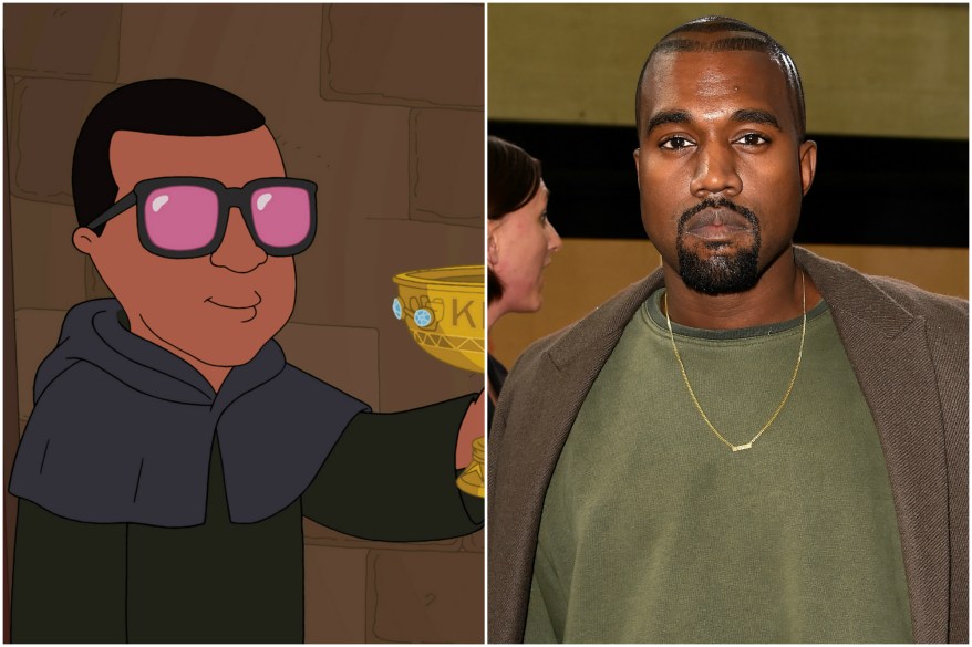 Kanye West plays a fictionalized version of himself named Kenny West in "The Cleveland Show."