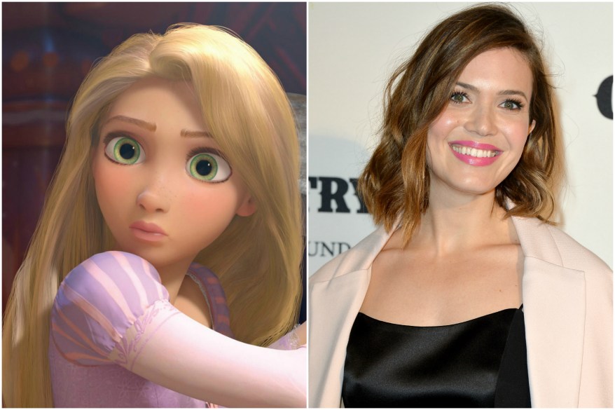 Mandy Moore voiced Rapunzel in "Tangled."