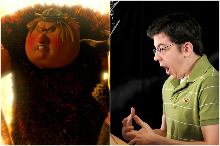 Christopher Mintz-Plasse made a name for himself as McLovin in "Superbad." His character in "How to Train Your Dragon," Fishlegs, was appropriately super-sized.