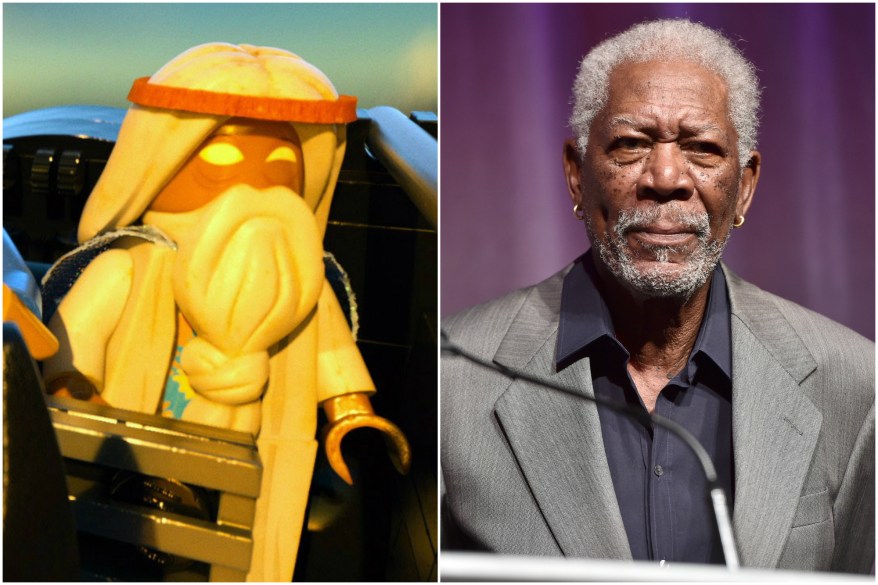 Morgan Freeman was prophet Vitruvius in "The Lego Movie."